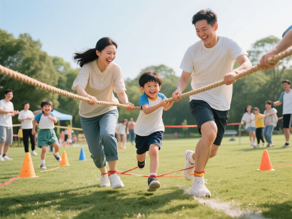 以一个真实的案例来看，小明一家在周末组织了一场亲子