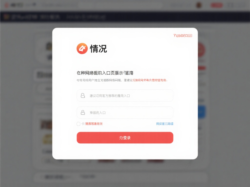 还有一种情况是网络延迟或入口页面加载缓慢，这可能是