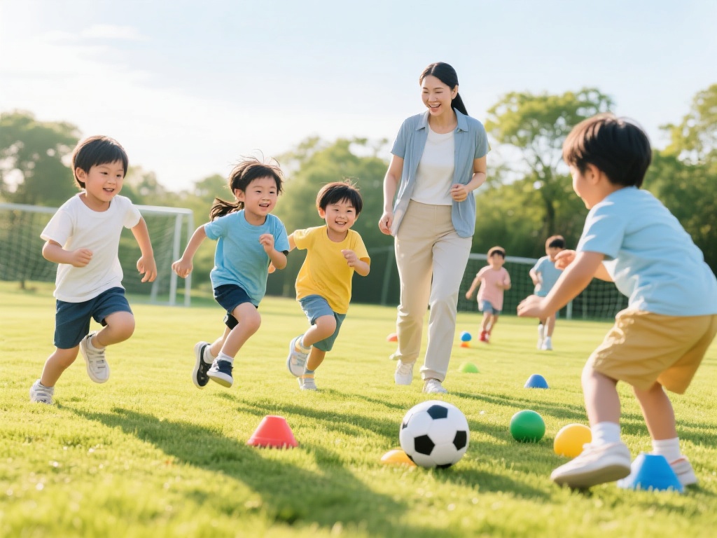 多样化选择：不同的孩子有不同的兴趣，有的喜欢跑步，